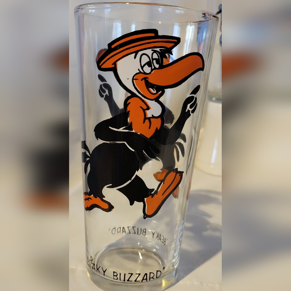 Vintage Pepsi Looney Tunes Collector Glasses Set of 8 Sylvester Road Runner Elme - Picture 6 of 11